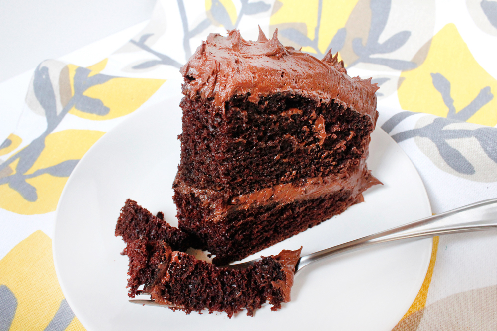 Double Chocolate Layer Cake | Worth Her Salt