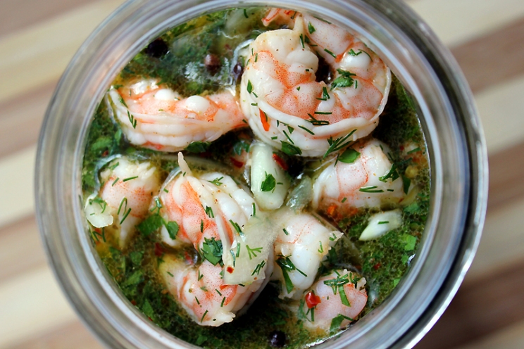 Cold Shrimp Appetizers / Drain immediately, rinsing very well with cold ...